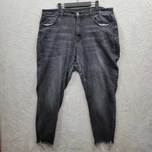 Judy Blue Womens Skinny Fit Jeans Size 22W Charcoal Black Stretch Denim JB84154